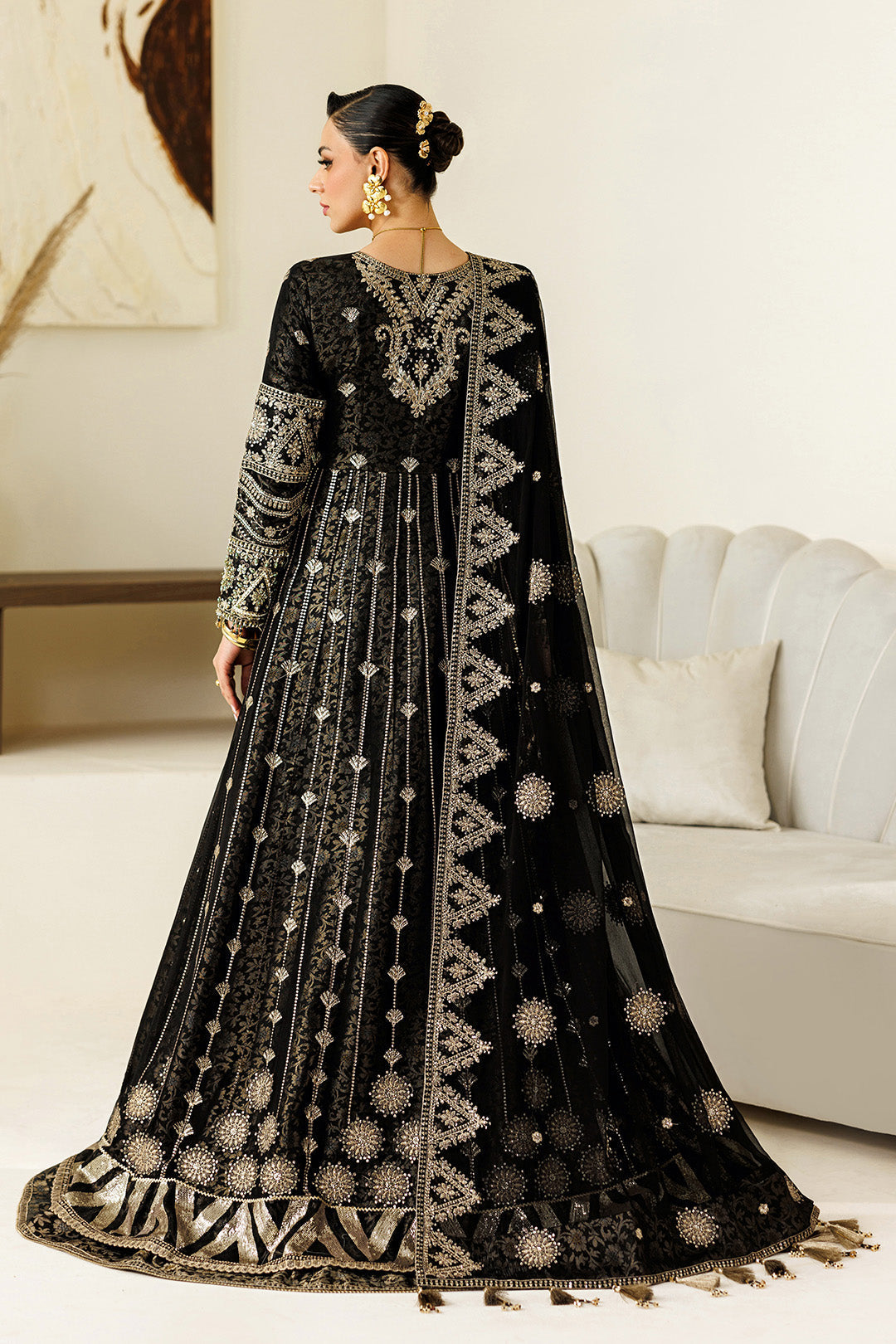 Alizeh | Aymal Luxury Bamber Chiffon | AF-BHM-4073-Blanc