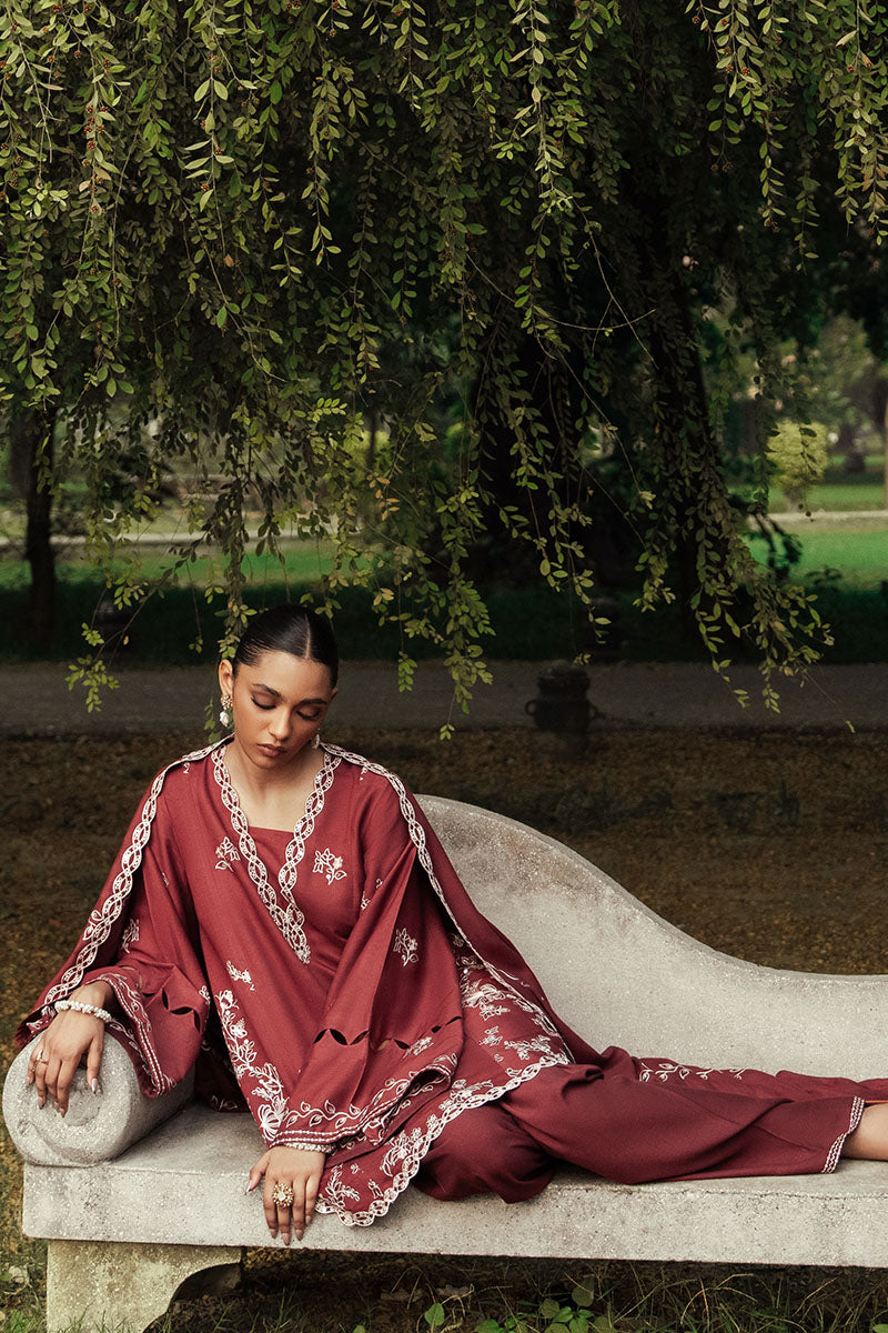 Cross Stitch | Khaddar Linen 25 | ROUGE LUXE