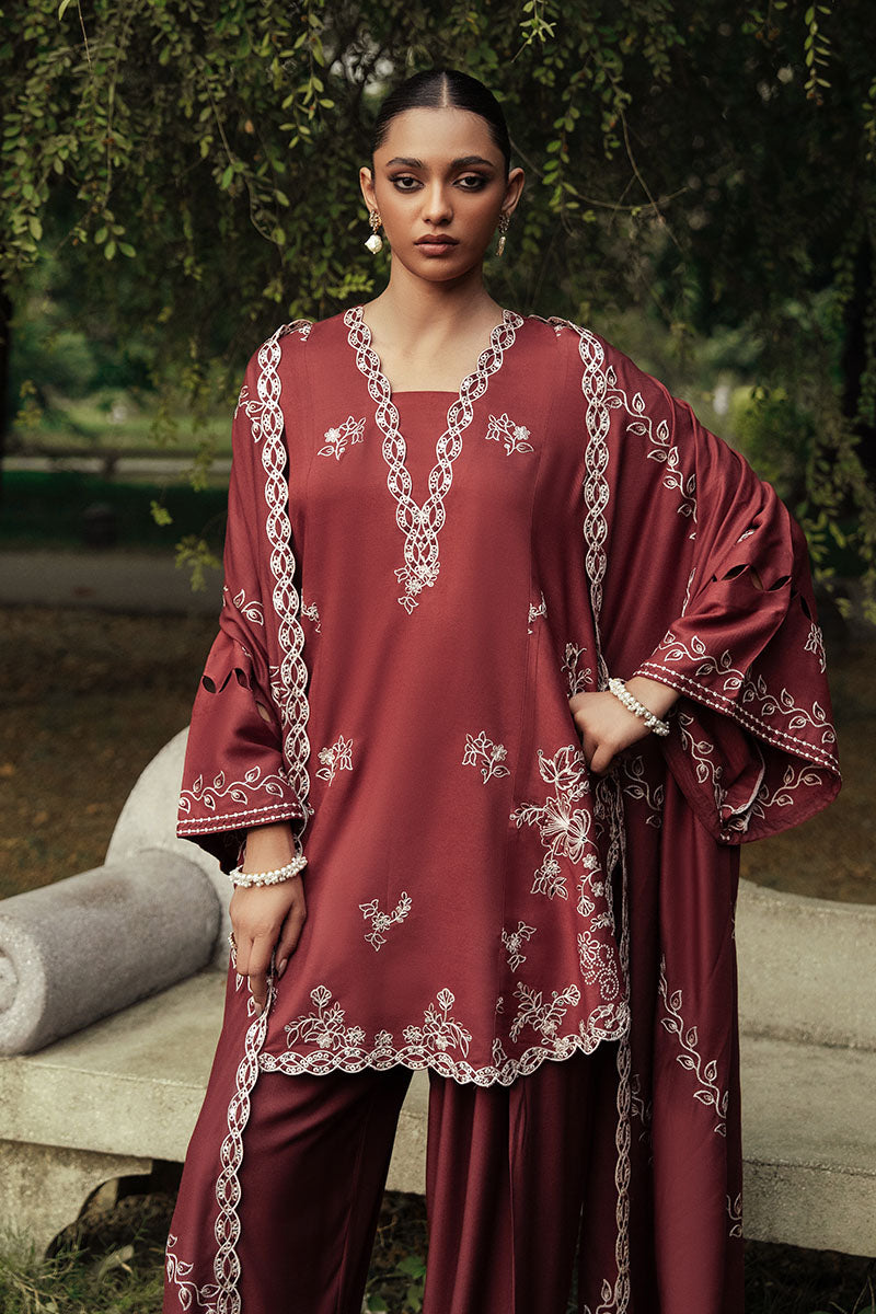 Cross Stitch | Khaddar Linen 25 | ROUGE LUXE