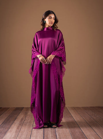 Zainab Chottani | The Kaftan Edit | Plum Flame