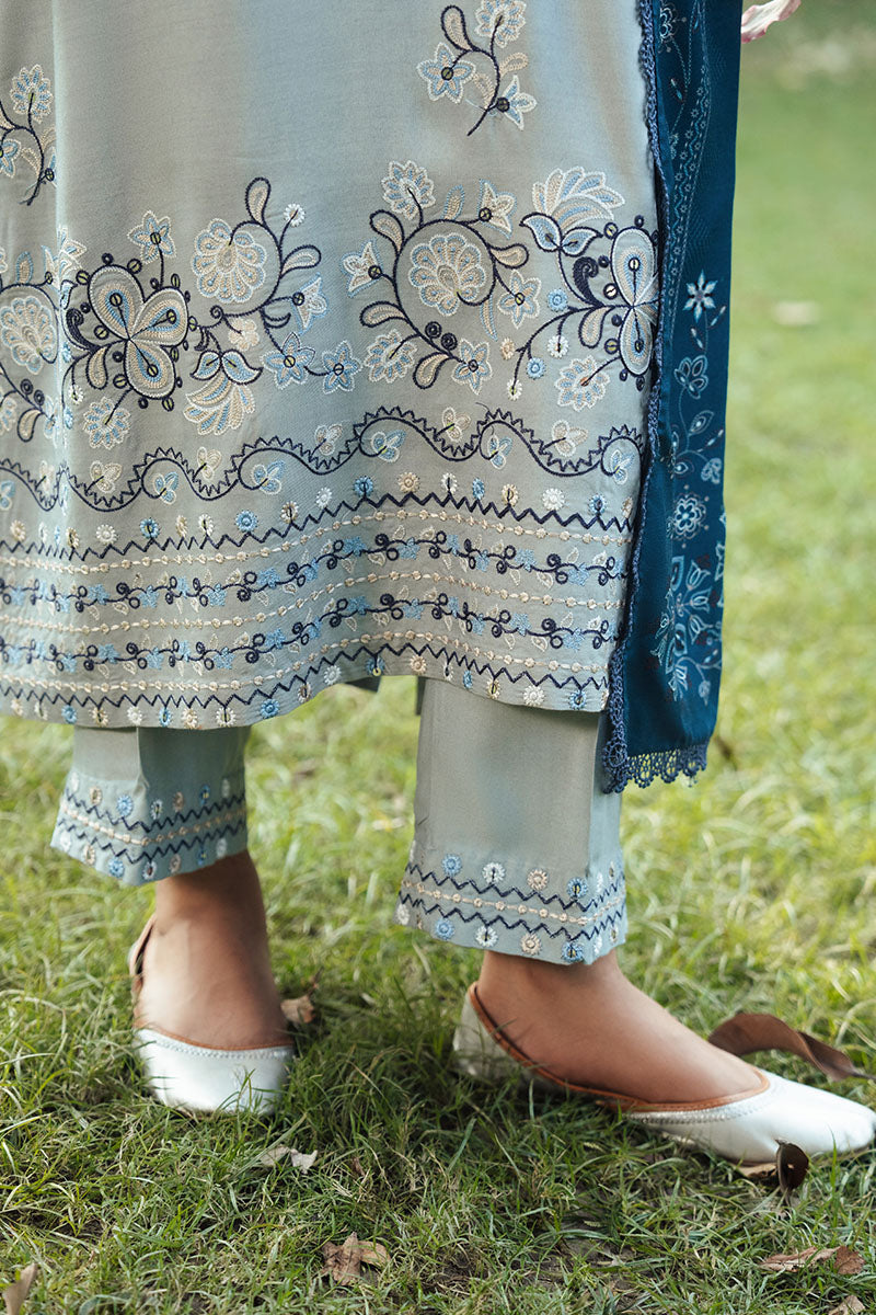 Cross Stitch | Khaddar Linen 25 | ARONA HAZE