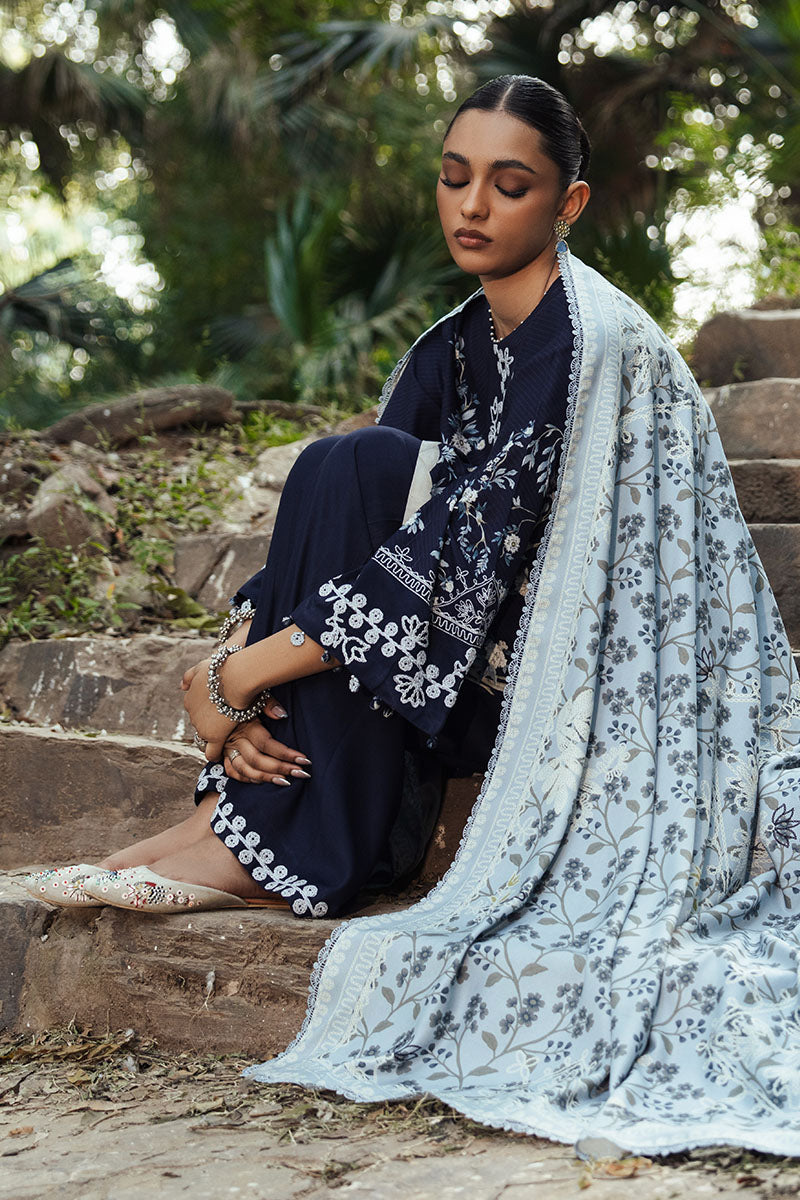 Cross Stitch | Khaddar Linen 25 | OCEAN BREEZE
