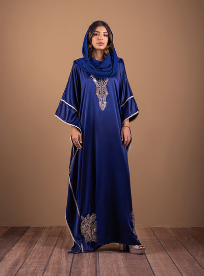 Zainab Chottani | The Kaftan Edit | Deep Blue Blossom
