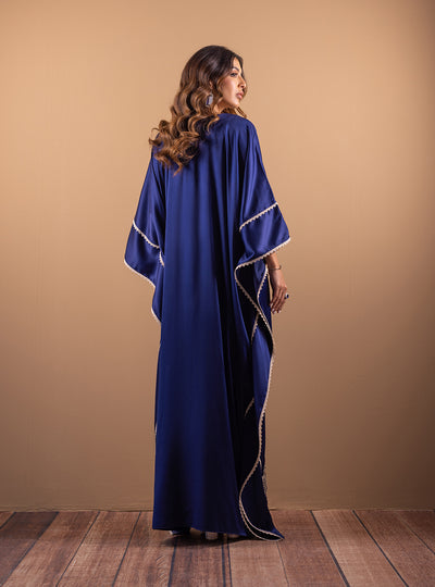 Zainab Chottani | The Kaftan Edit | Deep Blue Blossom