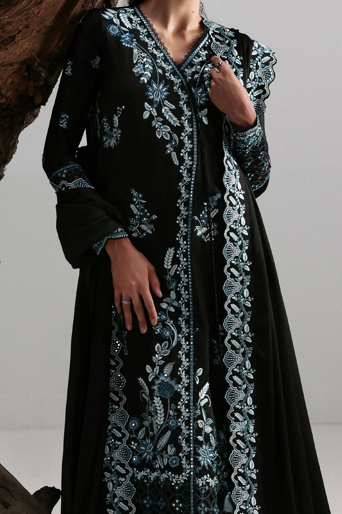 Afrozeh | Slate Ready to Wear | Rhylen