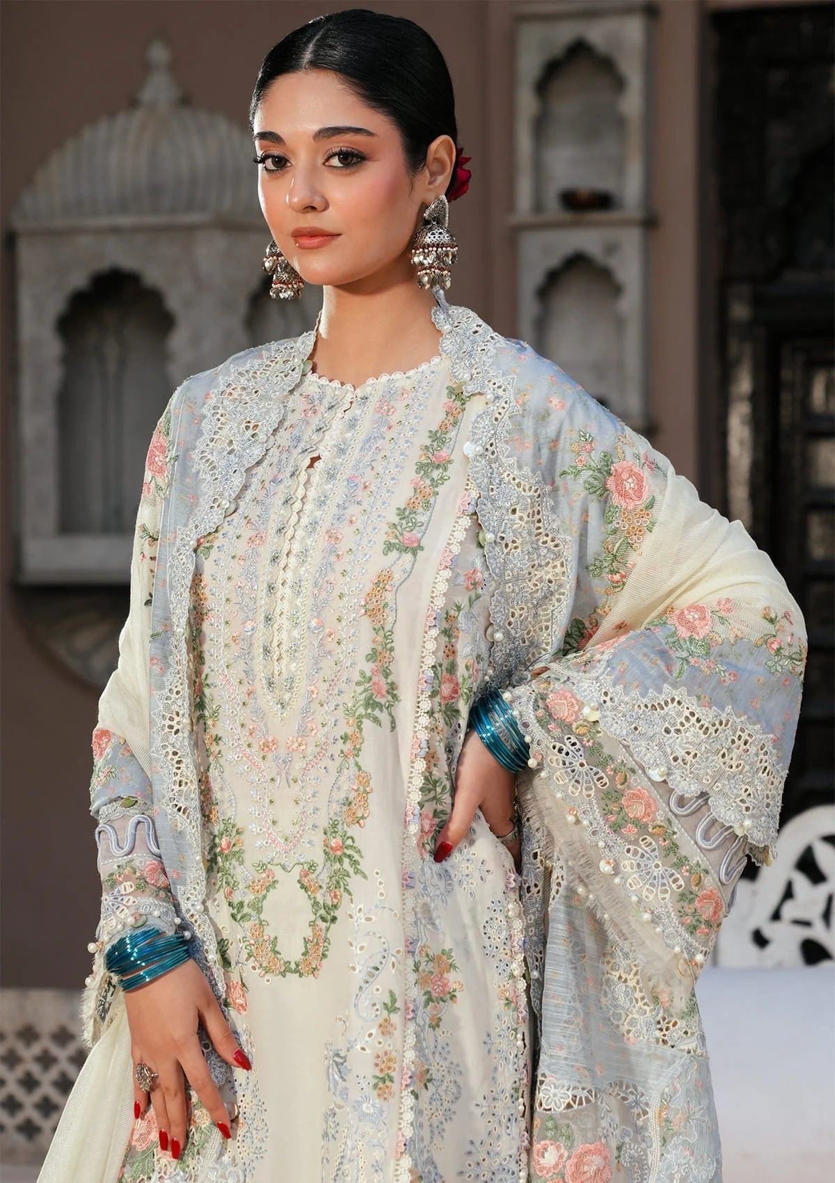 Kahf Premium | Ek Fasana Luxury Lawn 26 | KLB-2A NEELOFAR