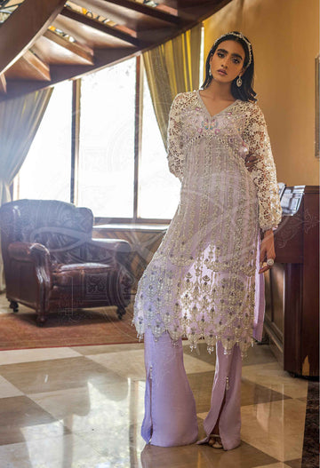 Layla Chatoor | Luxury Pret | Purple Tunic With Long Pants