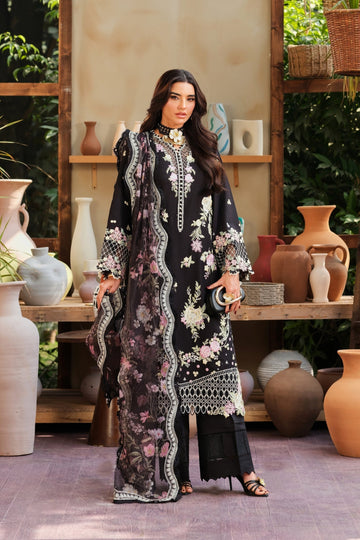 Maryam Hussain | Luxury Lawn 26 | Noir