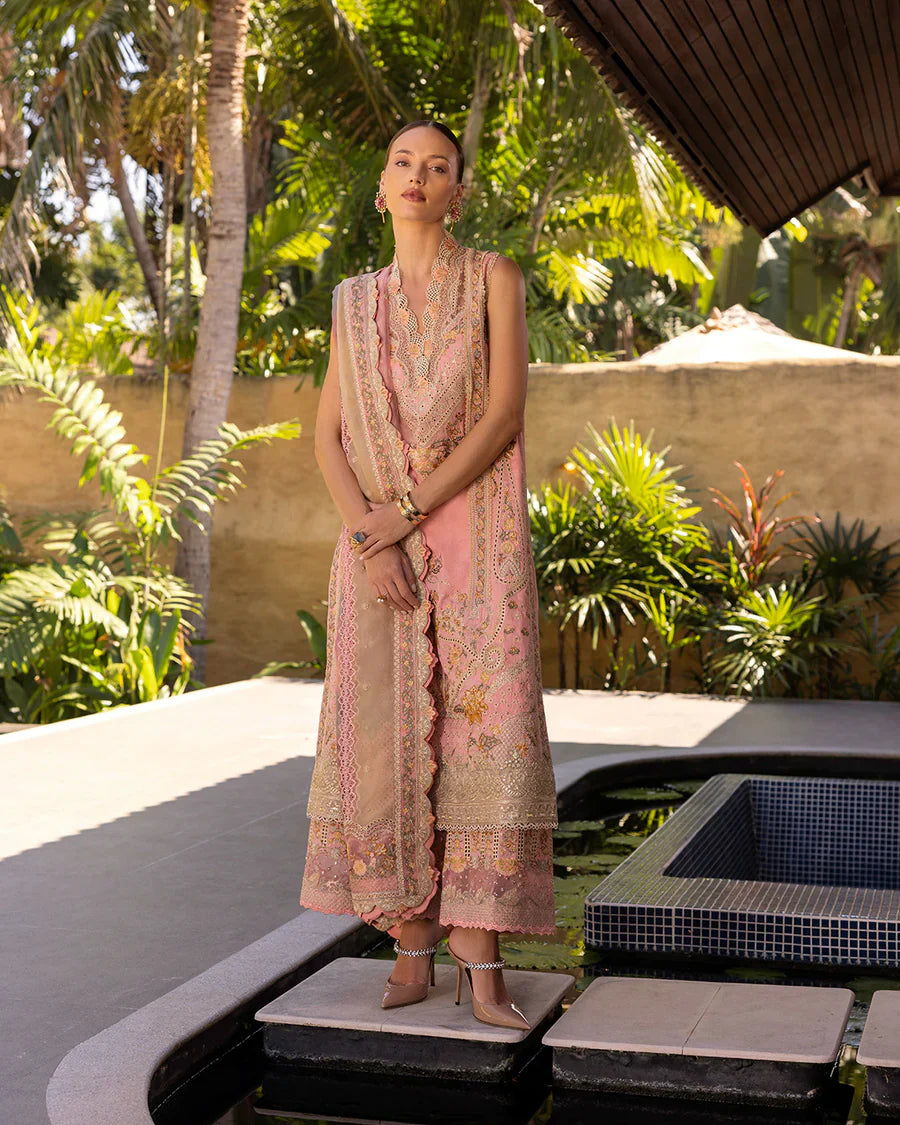 Faiza Saqlain | Luxury Lawn | Peony
