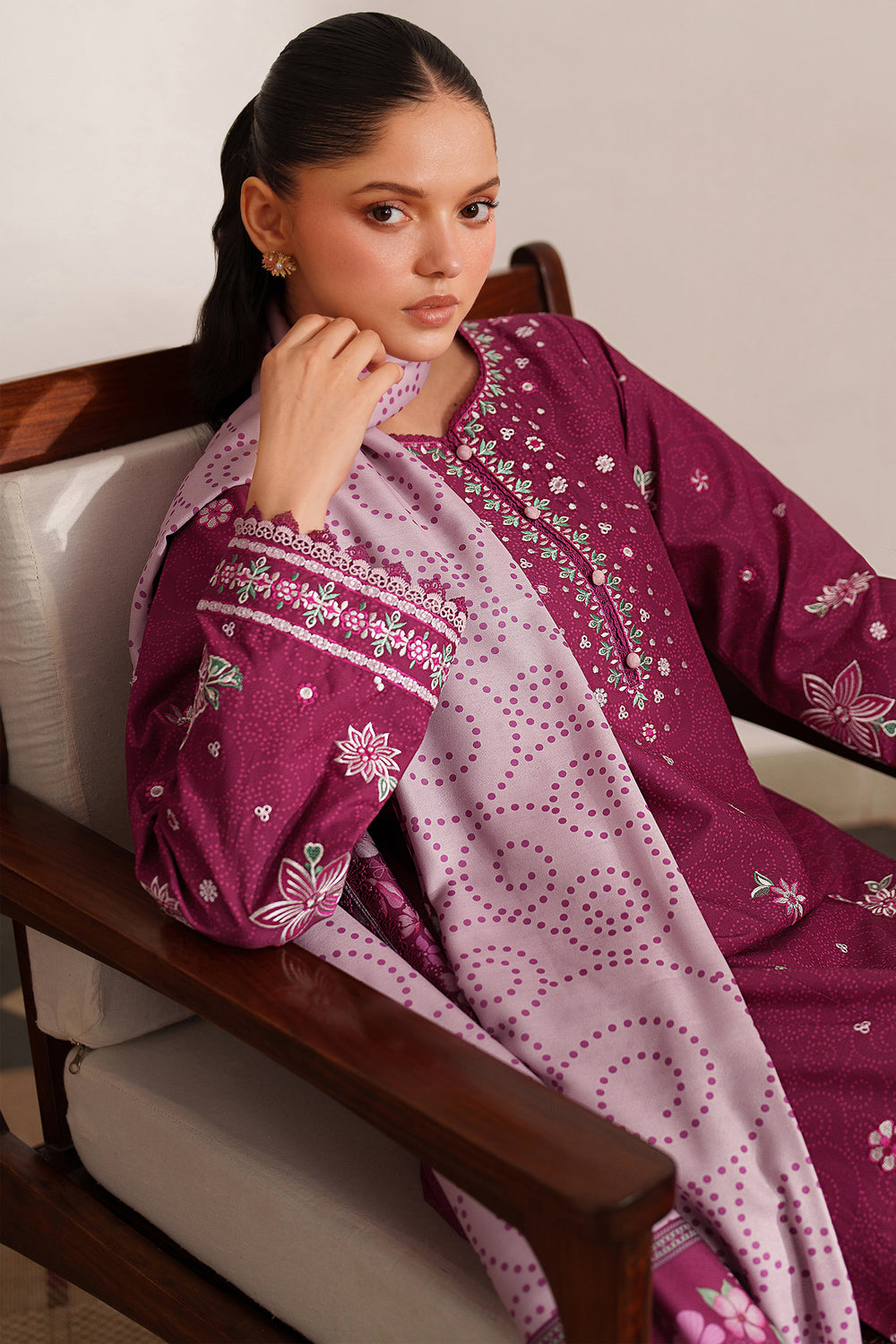 Farasha | Meline Premium Viscose 25 | Berry Blush