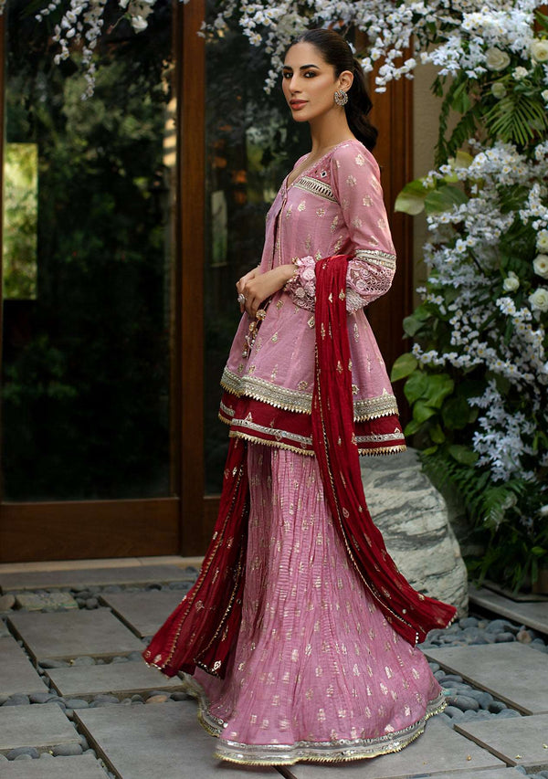 Layla Chatoor | Luxury Pret | Peplum Angrakha Top