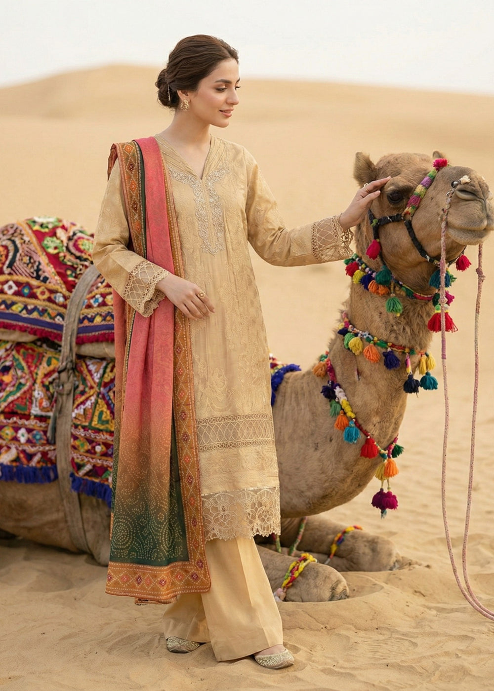 Diara Couture | Eid Lawn 26 | EID. COCOA - ZD-21