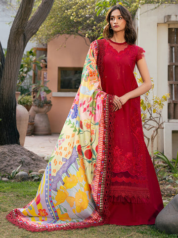 Bin Ilyas | Hazel Printed Lawn 25 | 2071 - B
