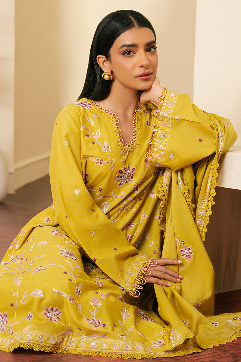 Cross Stitch | Embroidered Lawn Mahiri 24 | ORCHID MOSS