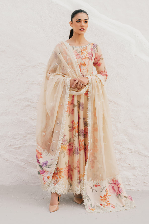 Baroque | Luxury Pret 25 | EMBROIDERED COTTON PATTI PR-1091