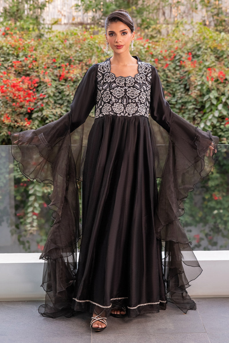 Chic Ophicial | Celenia Pret | Elegant Black Kalidar