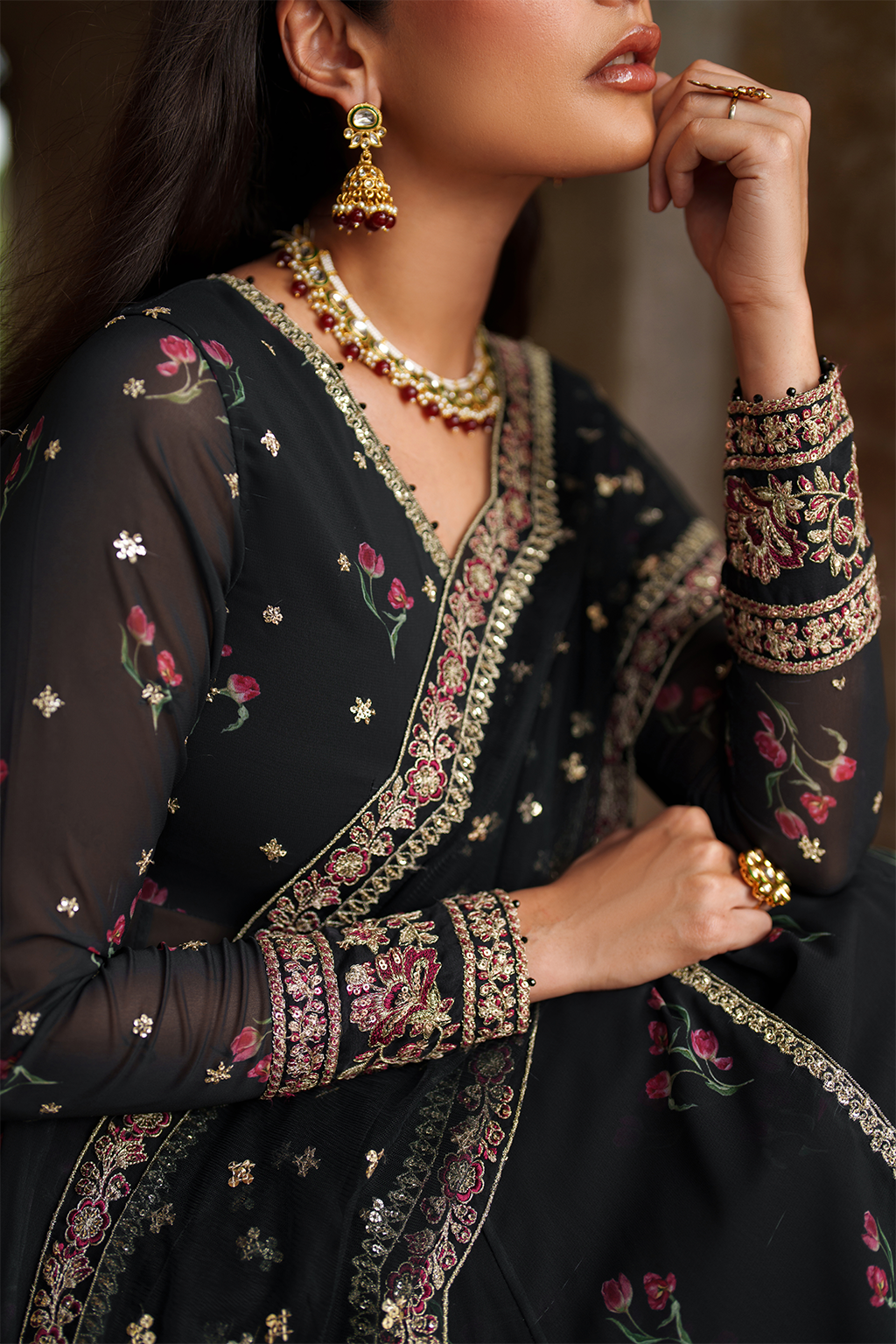 Iznik | Festive Formal | UE-550 Printed Chiffon