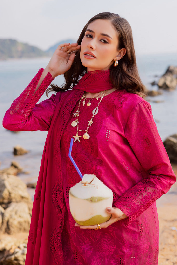 Marjjan | Sahil Lawn | MPL-89 A (Hot Pink)