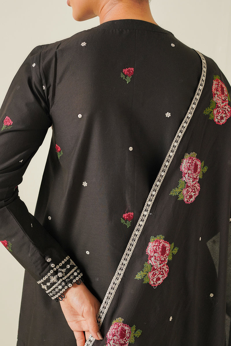 Cross Stitch | Mahiri Embroidered Lawn 24 | MIDNIGHT MELODY