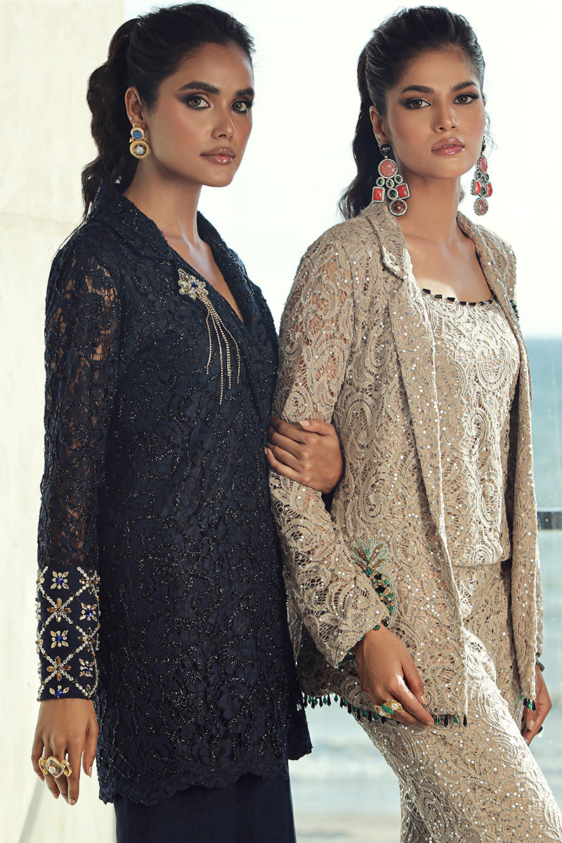 Wardha Saleem | Luxury Pret Fusion Wear | RENNE (2PC)