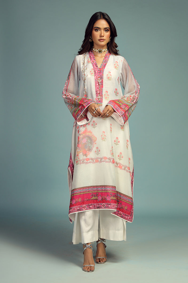 Wardha Saleem | Luxury Pret Traditional Wear | GUL BAHAAR SHIRT WITH DUPATTA (2 PC)