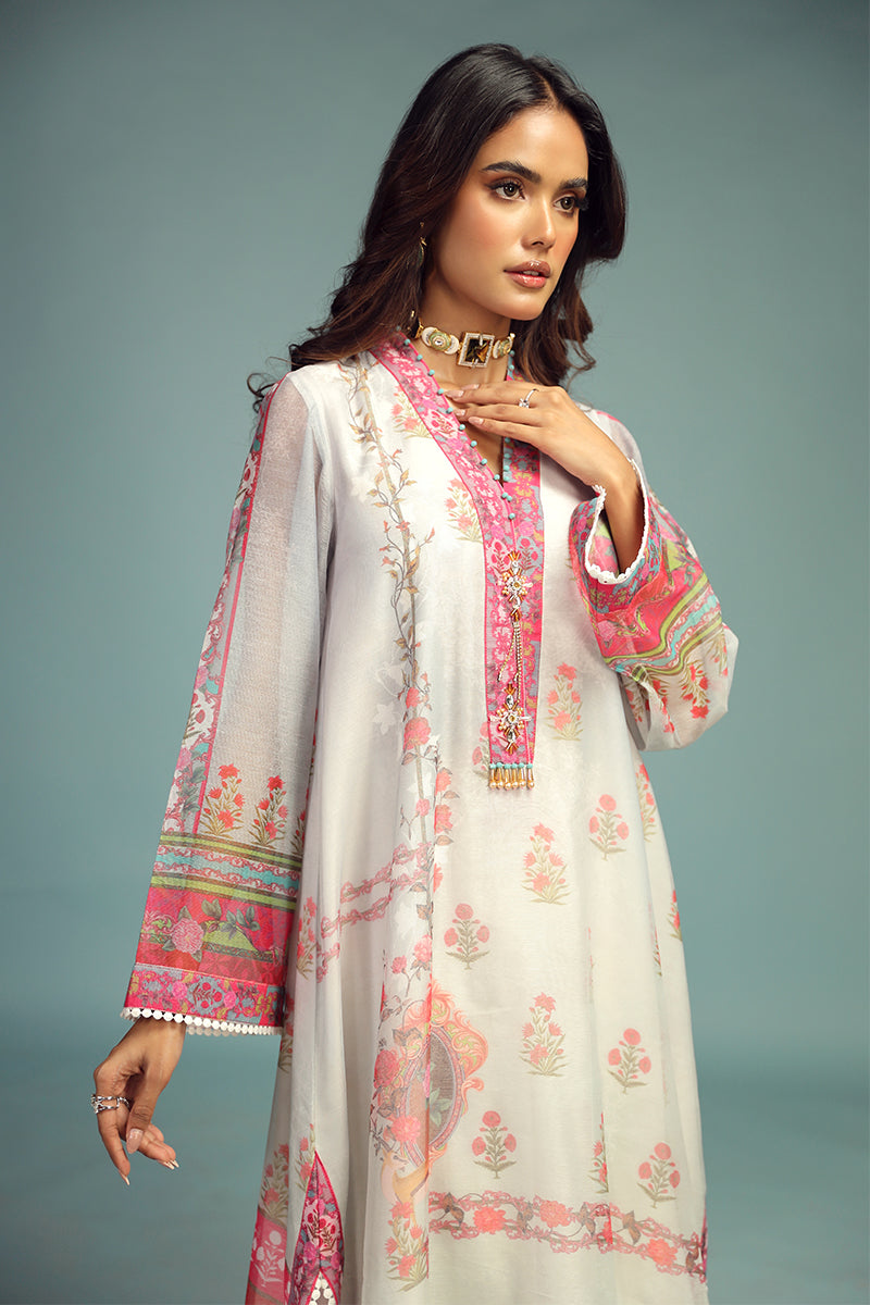 Wardha Saleem | Luxury Pret Traditional Wear | GUL BAHAAR SHIRT WITH DUPATTA (2 PC)
