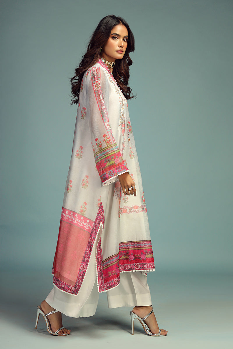 Wardha Saleem | Luxury Pret Traditional Wear | GUL BAHAAR SHIRT WITH DUPATTA (2 PC)
