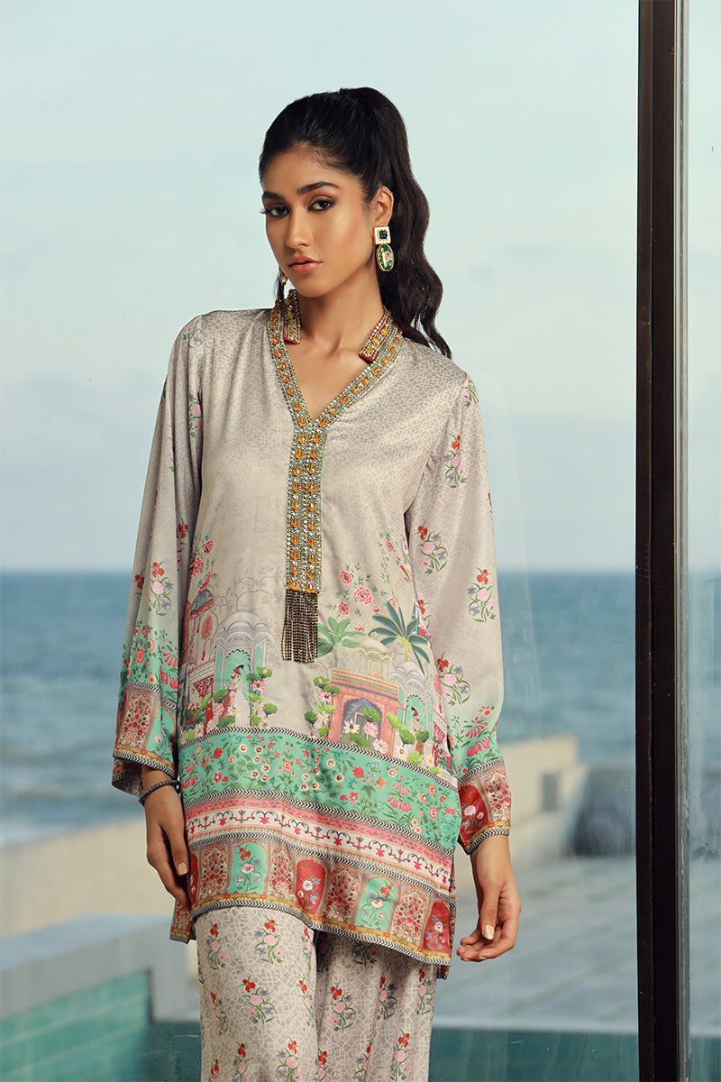 Wardha Saleem | Luxury Pret Fusion Wear | LILA (2PC)
