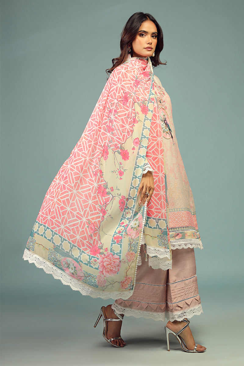 Wardha Saleem | Luxury Pret Traditional Wear | KOEL SHIRT WITH DUPATTA ( 2 PC)