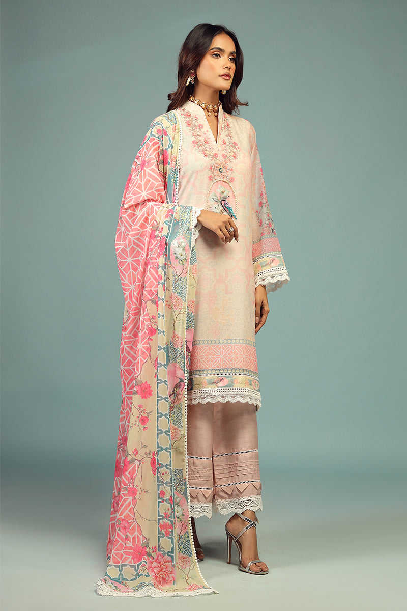 Wardha Saleem | Luxury Pret Traditional Wear | KOEL SHIRT WITH DUPATTA ( 2 PC)