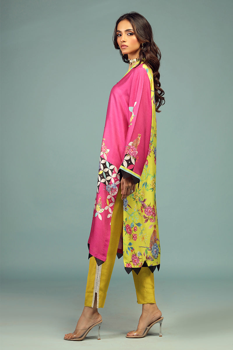 Wardha Saleem | Luxury Pret Traditional Wear | SHIKARGAH SHIRT WITH DUPATTA ( 2 PC)