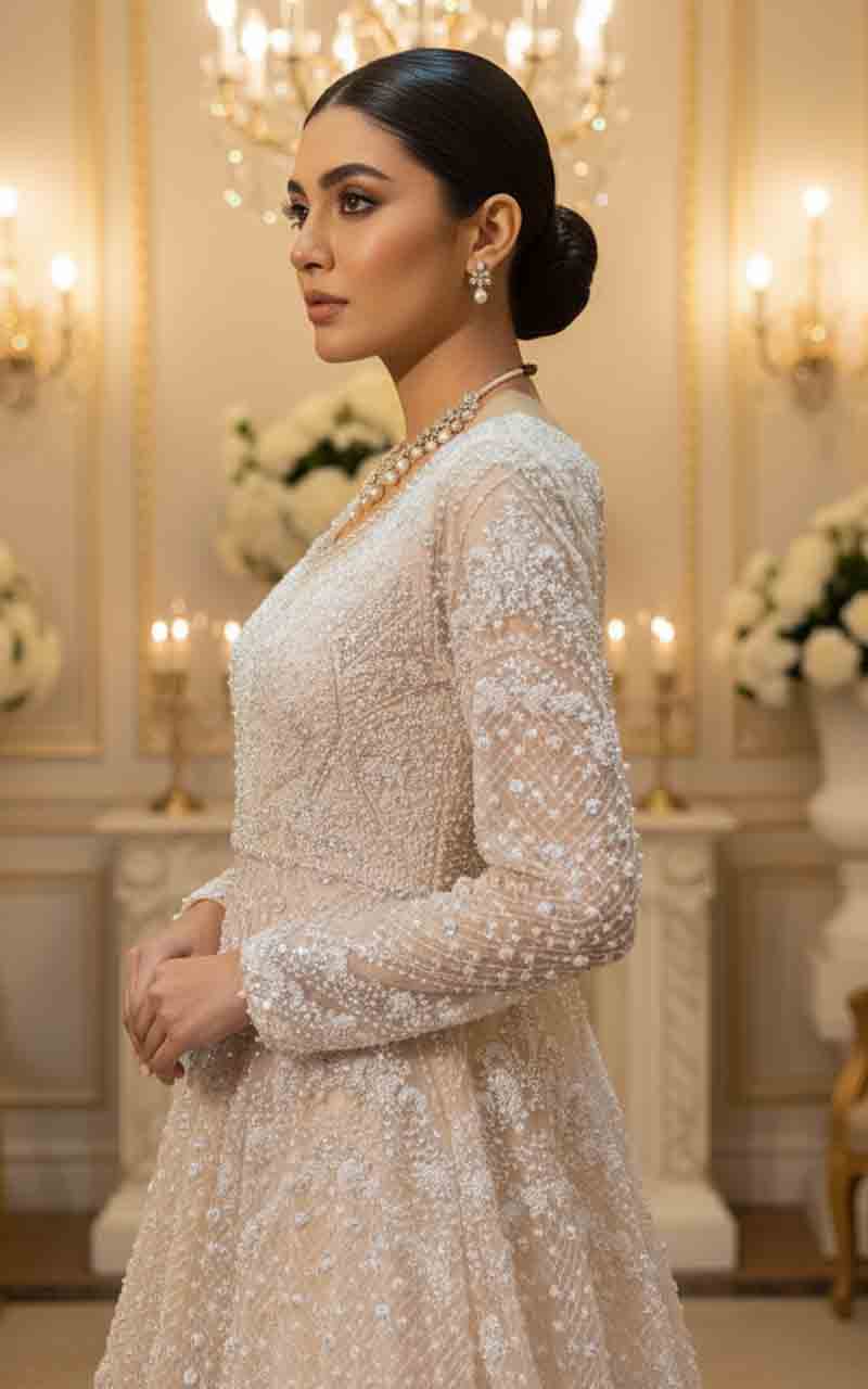 Threads and Motifs | Formal Dresses 25 | Net Embroidered Maxi