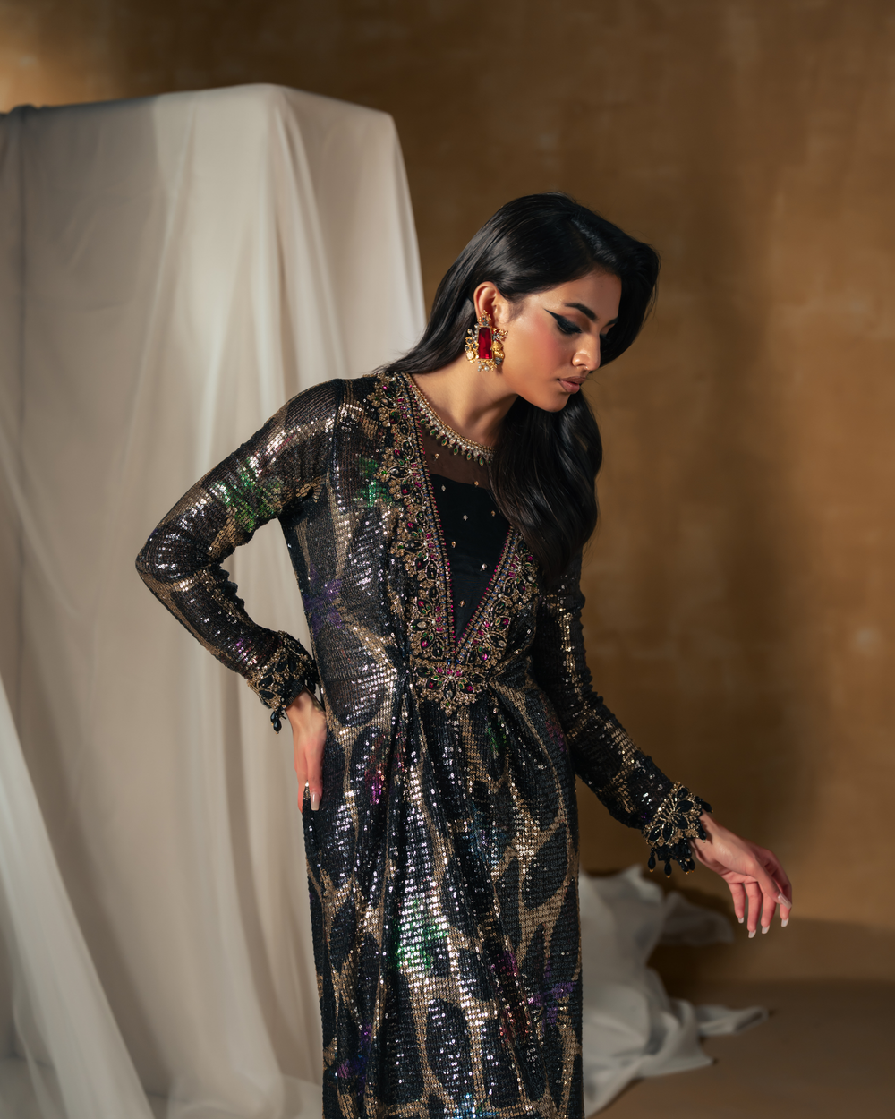 Vasal | Zyra Luxe Pret 26 | Midnight dazzle