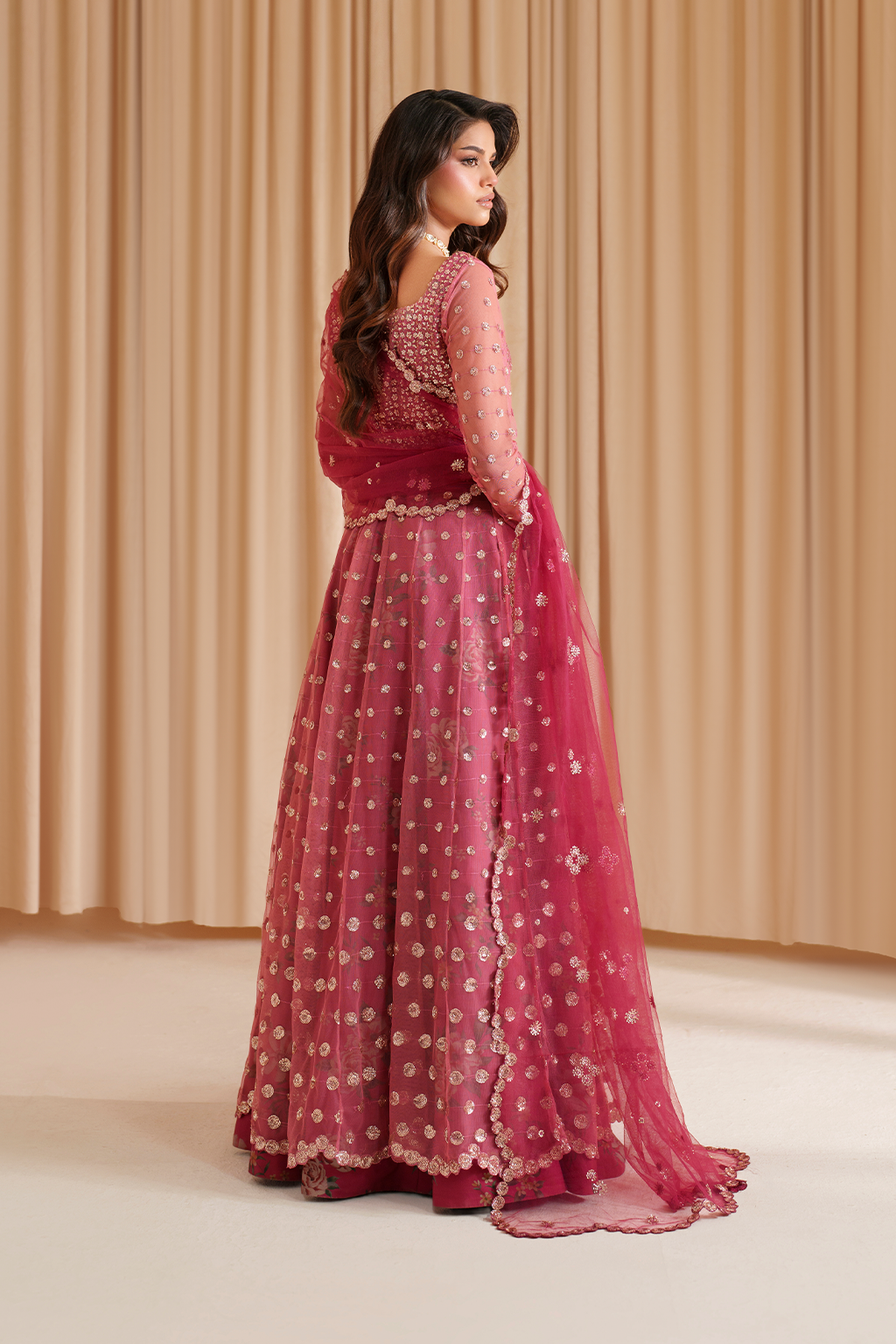 Iznik I Festive Formal I CC-72 Embroidered Net