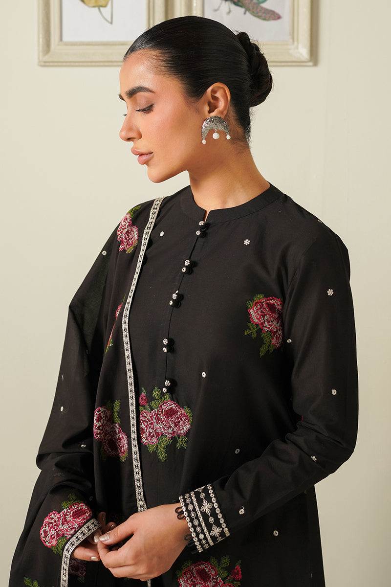 Cross Stitch | Mahiri Embroidered Lawn 24 | MIDNIGHT MELODY