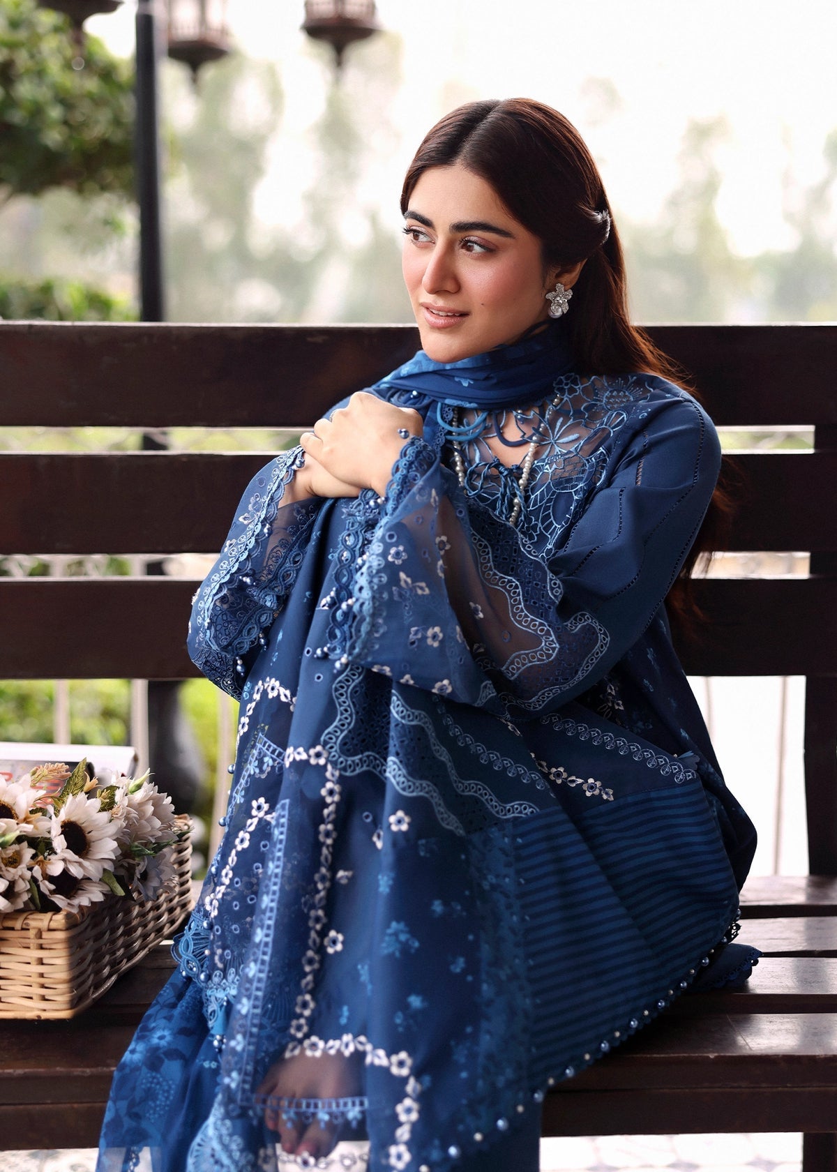 Sardinia | Embroidered Lawn Edit 26 | Terrace Blue