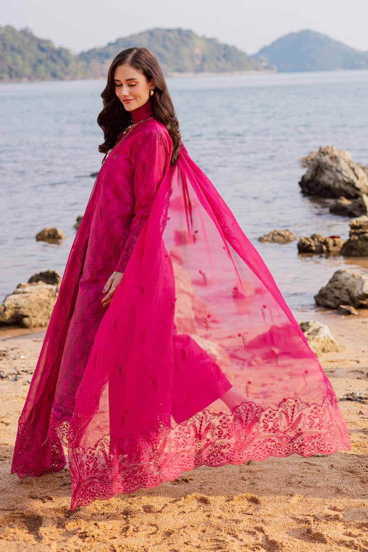 Marjjan | Sahil Lawn | MPL-89 A (Hot Pink)