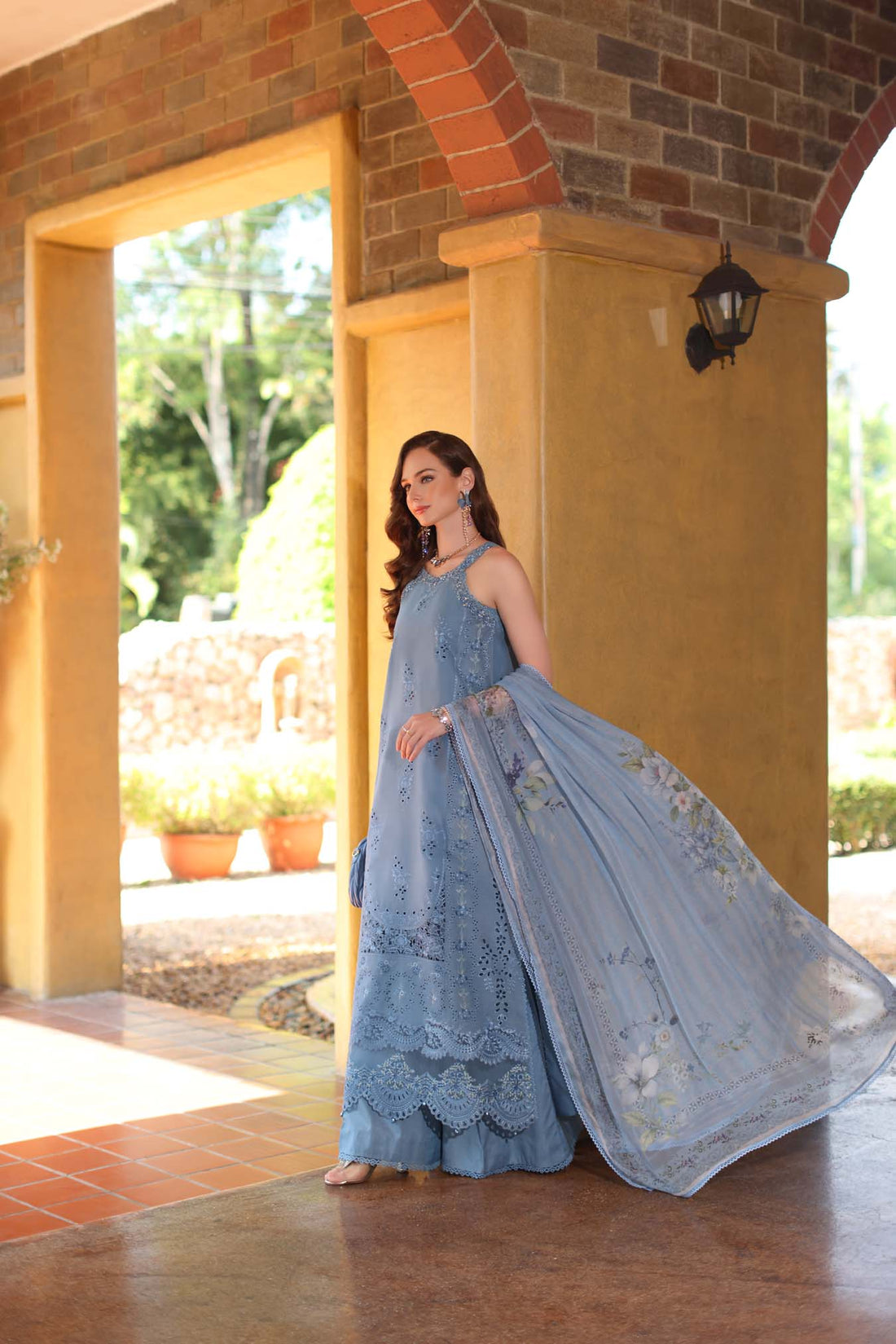 Saadia Asad | Luxury Eid Schiffli Laserkari 26 | D3 - A - Mirelle