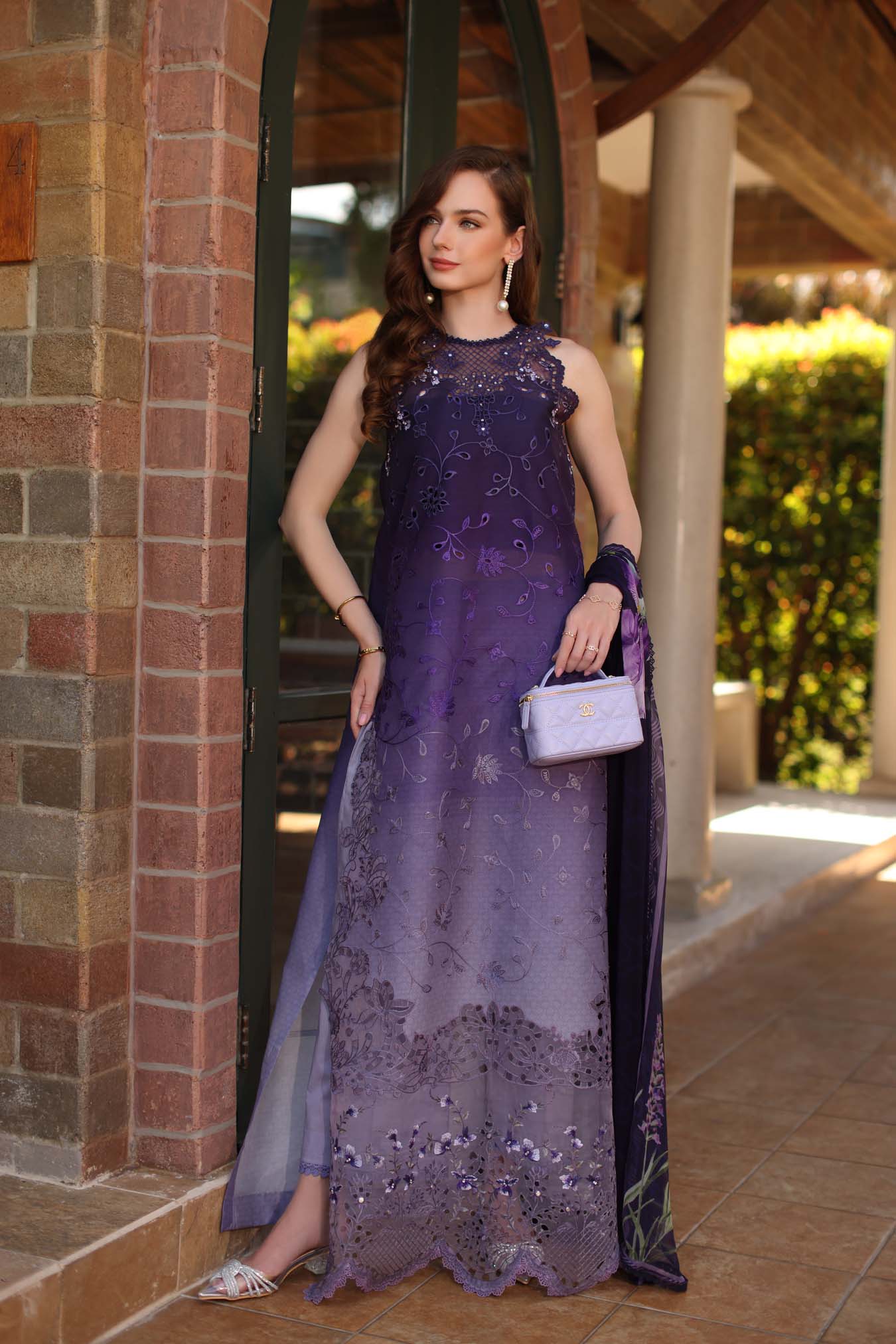 Saadia Asad | Luxury Eid Schiffli Laserkari 26 | D4 - A - Seraphine