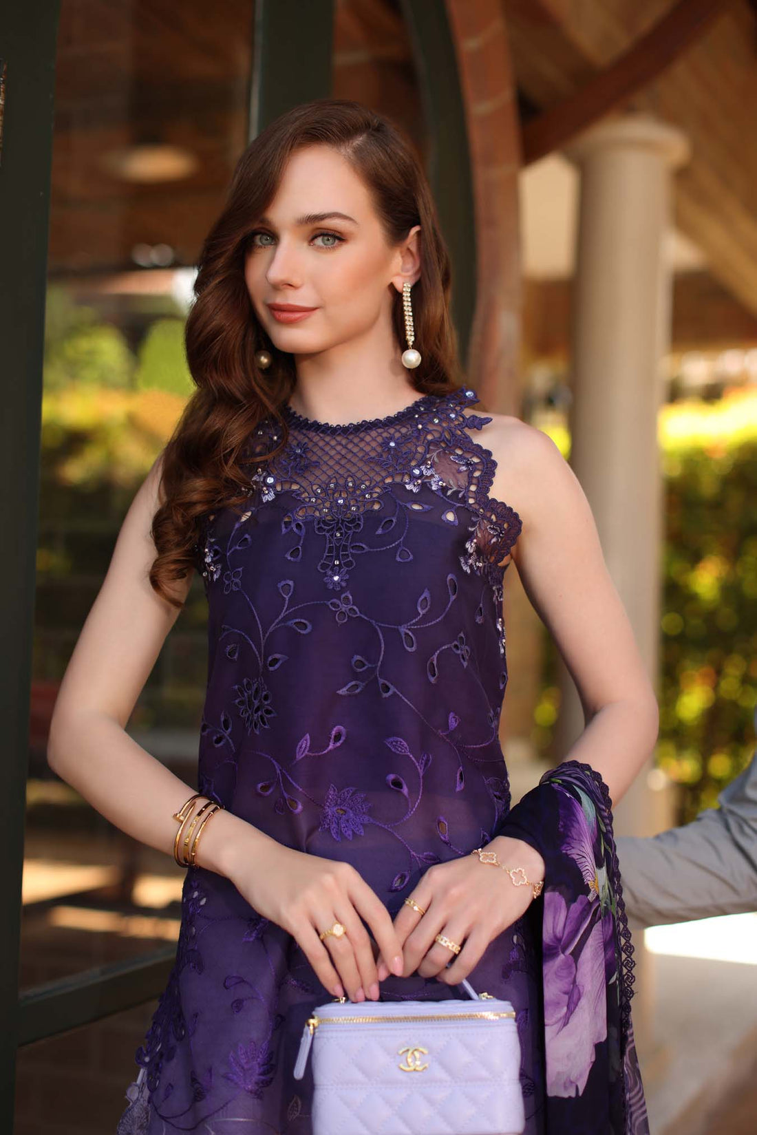 Saadia Asad | Luxury Eid Schiffli Laserkari 26 | D4 - A - Seraphine