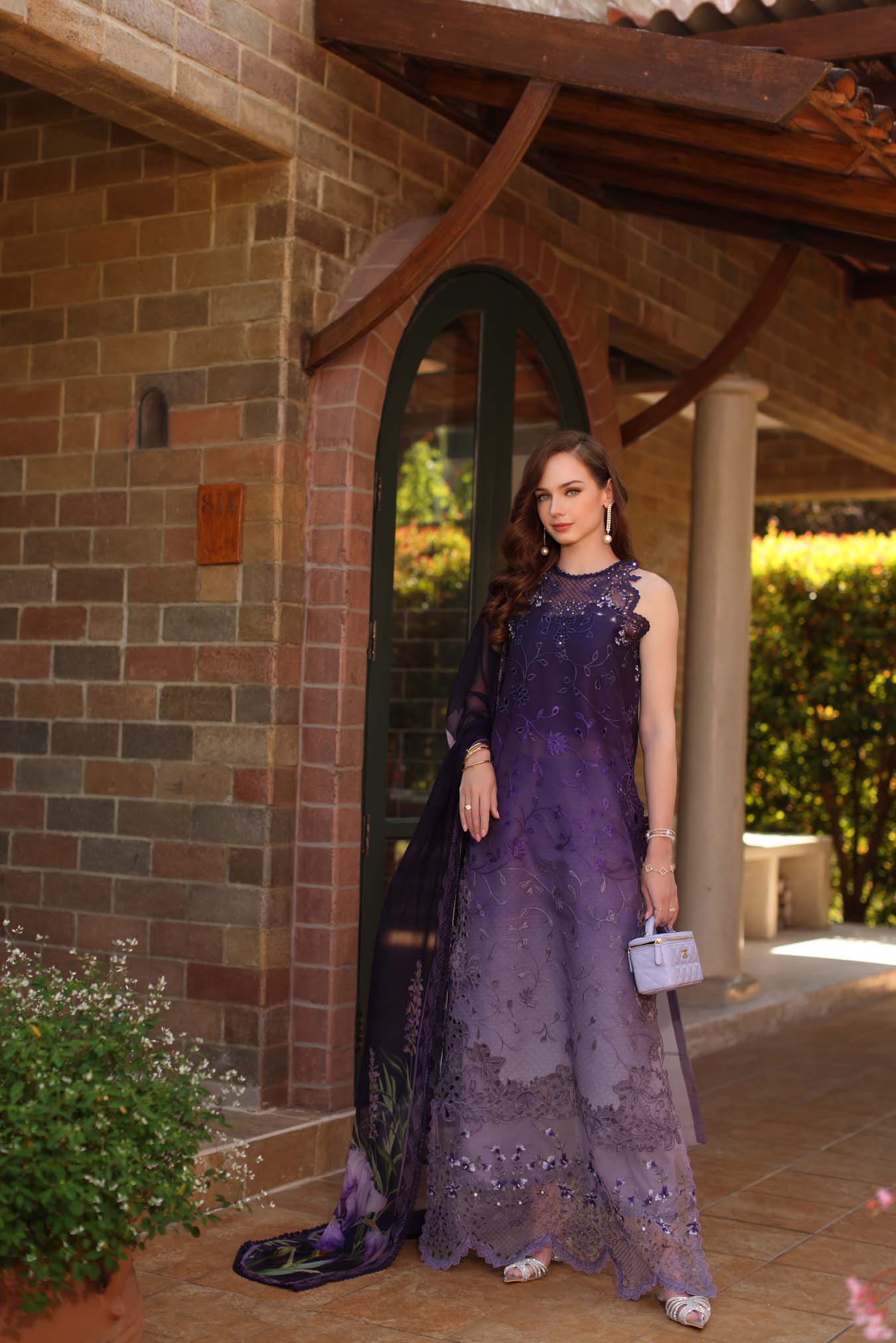 Saadia Asad | Luxury Eid Schiffli Laserkari 26 | D4 - A - Seraphine