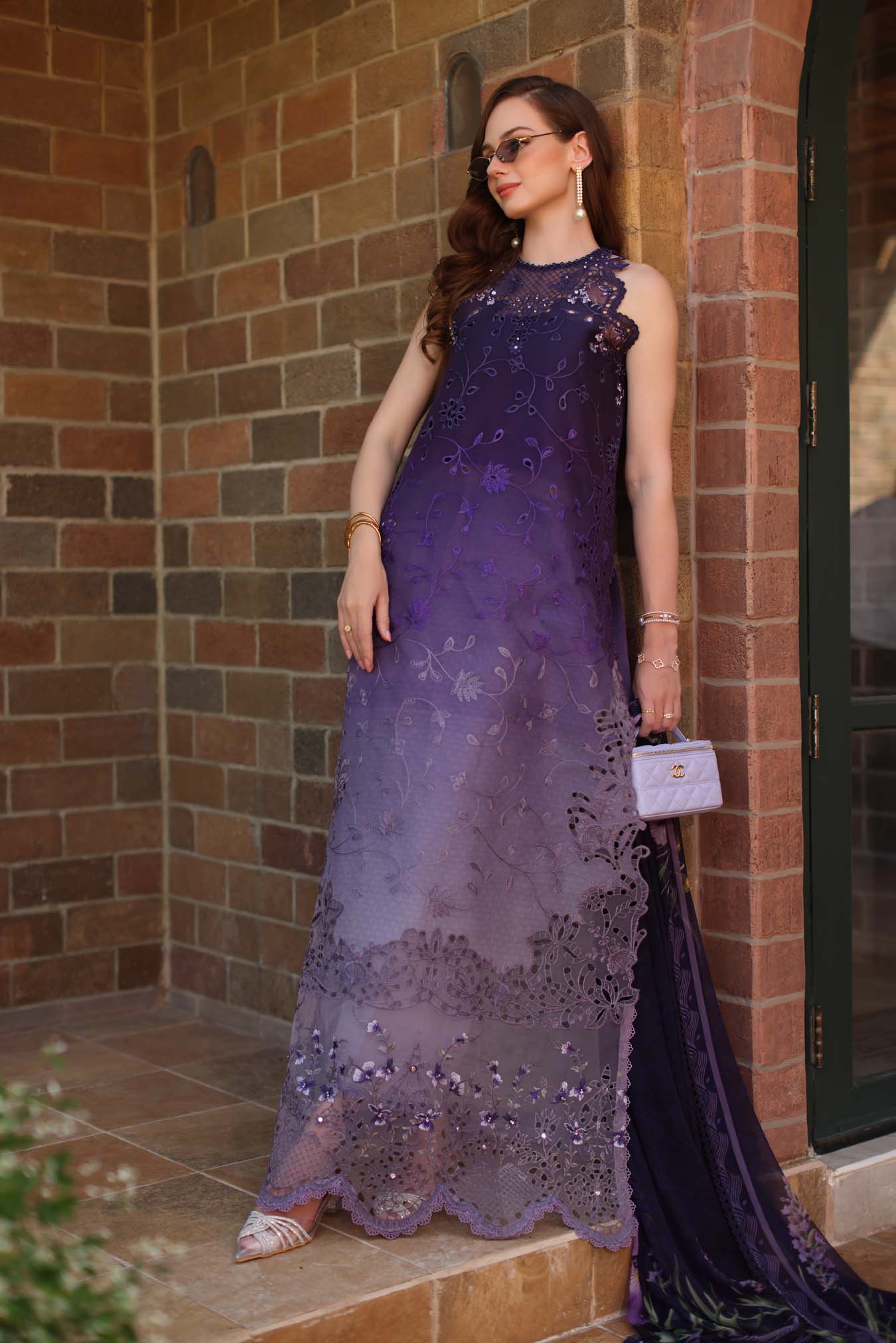 Saadia Asad | Luxury Eid Schiffli Laserkari 26 | D4 - A - Seraphine