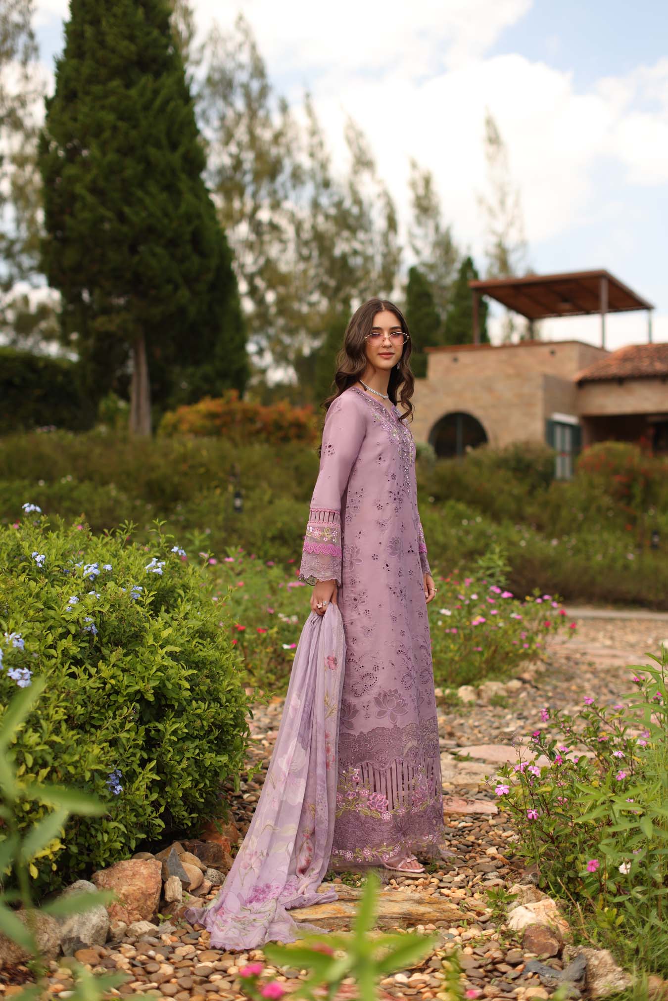 Saadia Asad | Luxury Eid Schiffli Laserkari 26 |D9 - A - Velisse