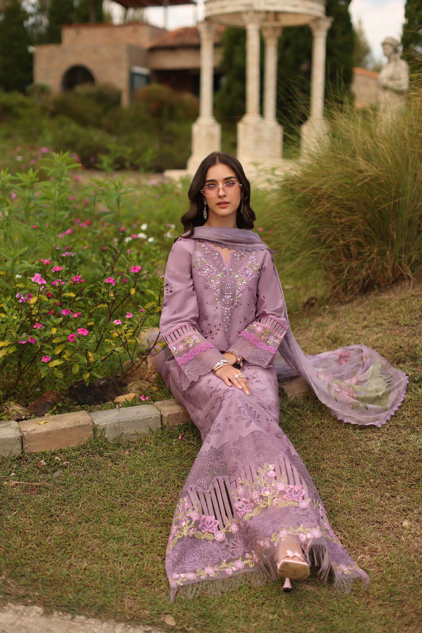 Saadia Asad | Luxury Eid Schiffli Laserkari 26 |D9 - A - Velisse