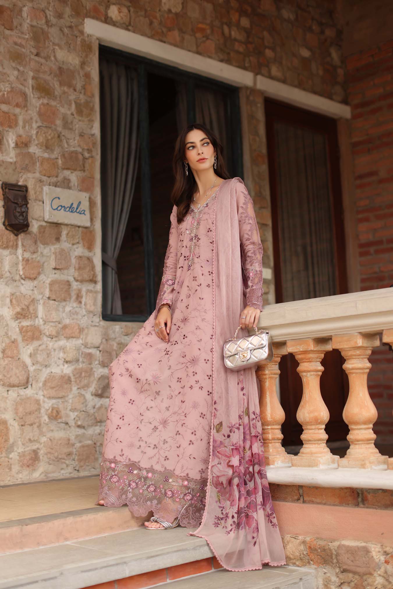 Saadia Asad | Luxury Eid Schiffli Laserkari 26 | D1 - B - Sorina