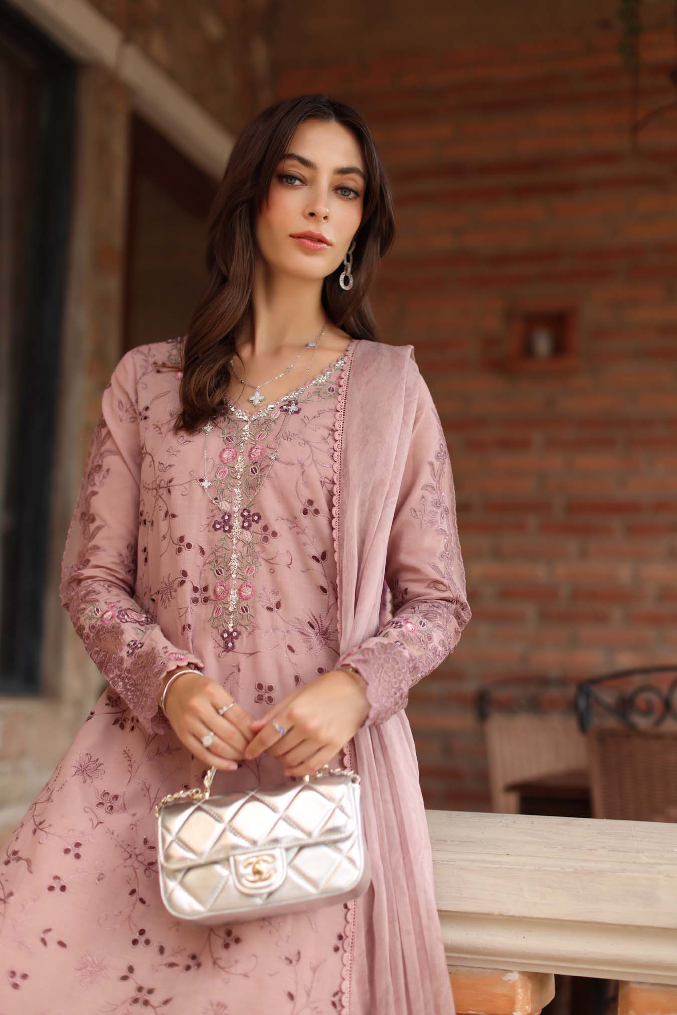 Saadia Asad | Luxury Eid Schiffli Laserkari 26 | D1 - B - Sorina