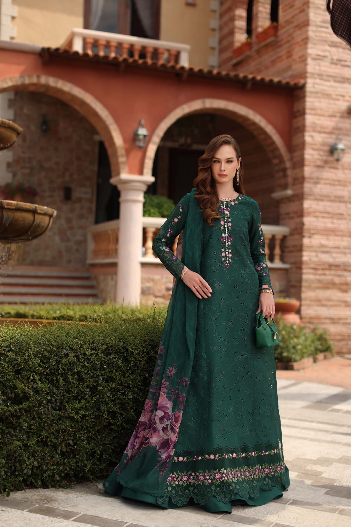 Saadia Asad | Luxury Eid Schiffli Laserkari 26 | D1 - A - Sorina