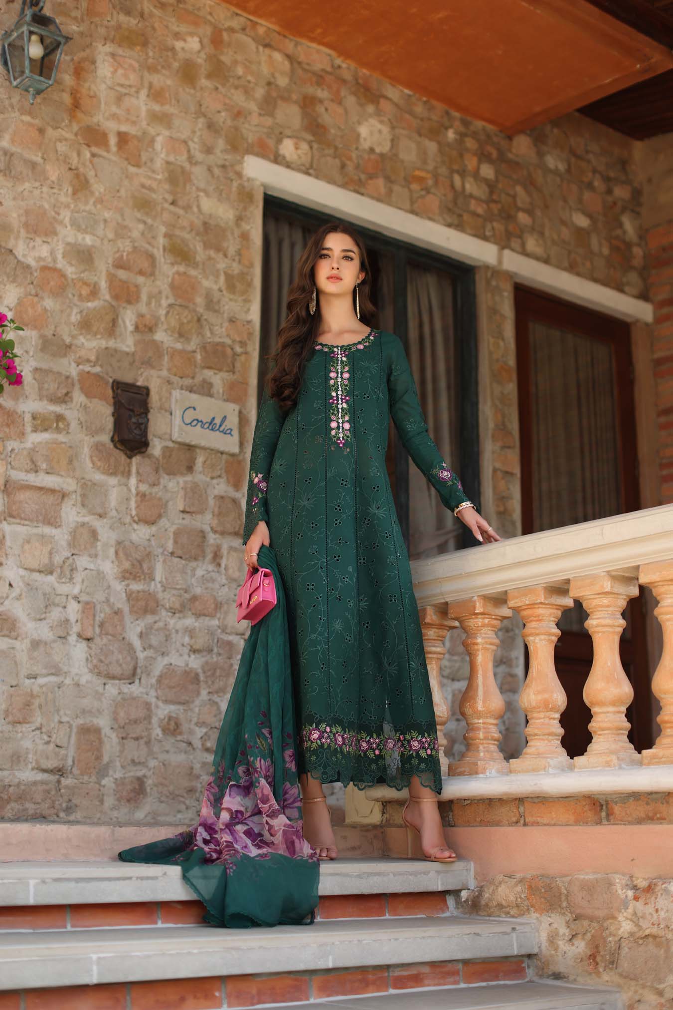 Saadia Asad | Luxury Eid Schiffli Laserkari 26 | D1 - A - Sorina