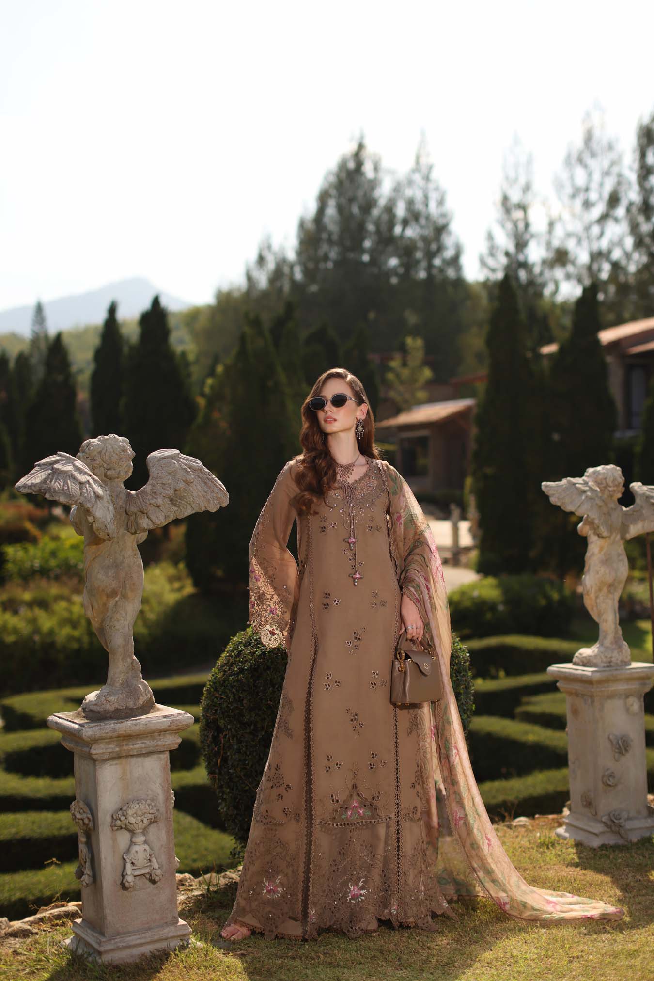 Saadia Asad | Luxury Eid Schiffli Laserkari 26 | D8 - A - Selene
