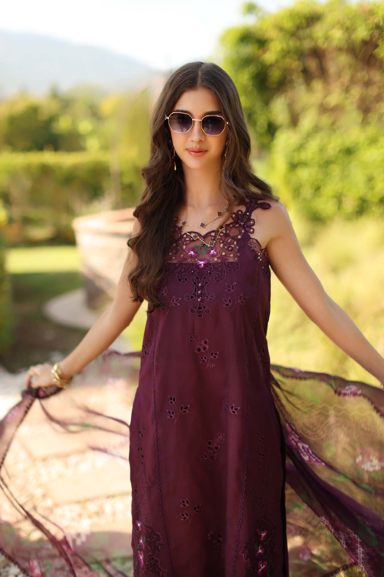 Saadia Asad | Luxury Eid Schiffli Laserkari 26 | D8 - B - Selene